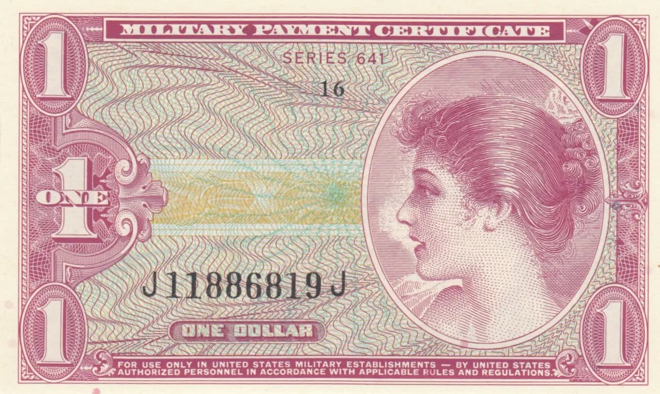 1 dollar 1965 from United States of America, P-M61 (1965) — image 1