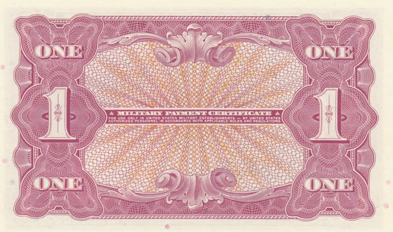 1 dollar 1965 from United States of America, P-M61 (1965) — image 2