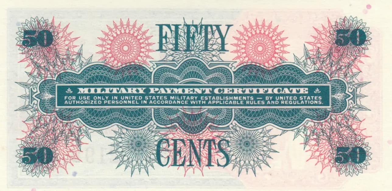 50 cents 1968 from United States of America, P-M67 (1968) — image 2