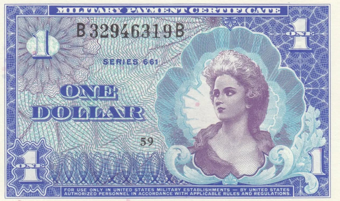 1 dollar 1968 from United States of America, P-M68 (1968) — image 1