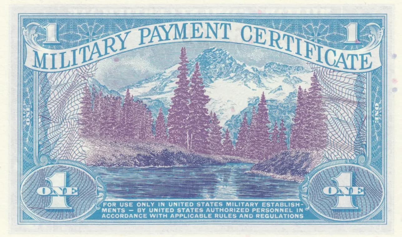 1 dollar 1968 from United States of America, P-M68 (1968) — image 2