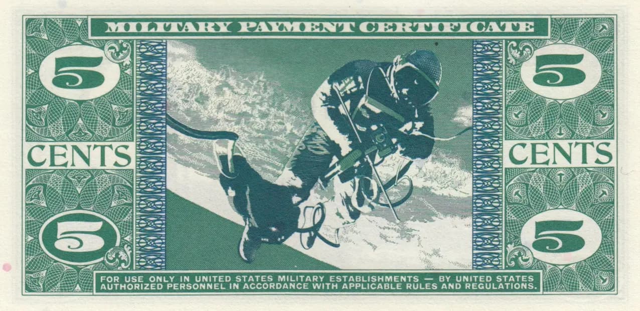 5 cents 1969 from United States of America, P-M75 (1969) — image 2