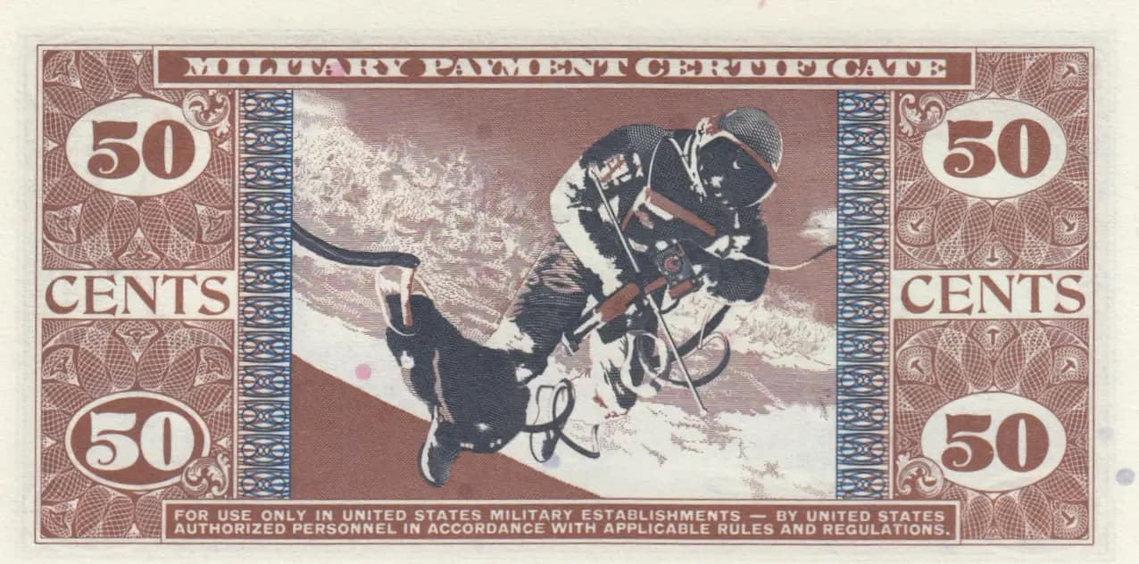 50 cents 1969 from United States of America, P-M78 (1969) — image 2