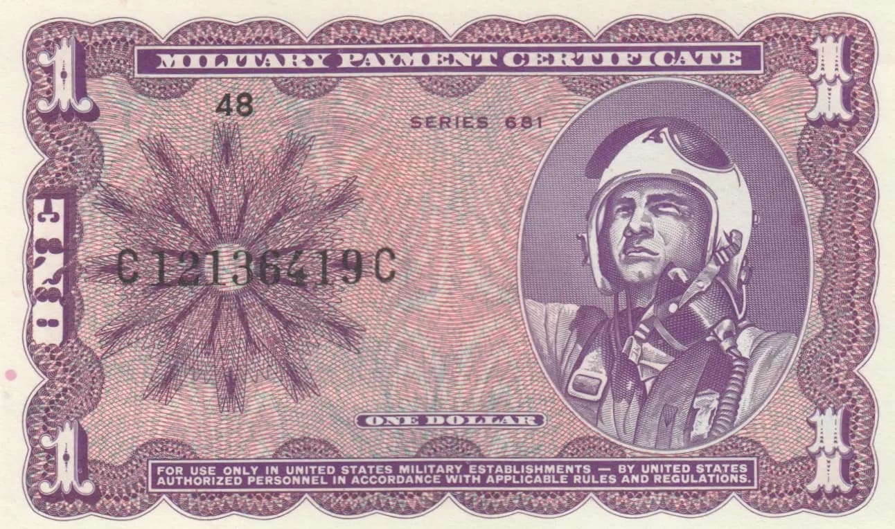 1 dollar 1969 from United States of America, P-M79 (1969) — image 1