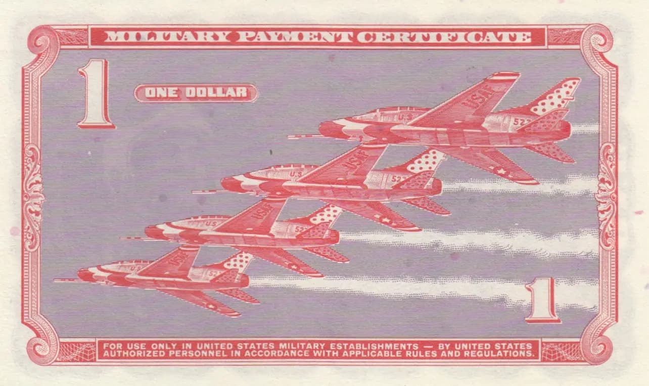 1 dollar 1969 from United States of America, P-M79 (1969) — image 2