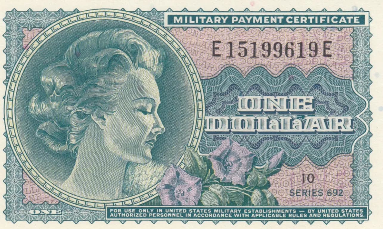 1 dollar 1970 from United States of America, P-M95 (1970) — image 1