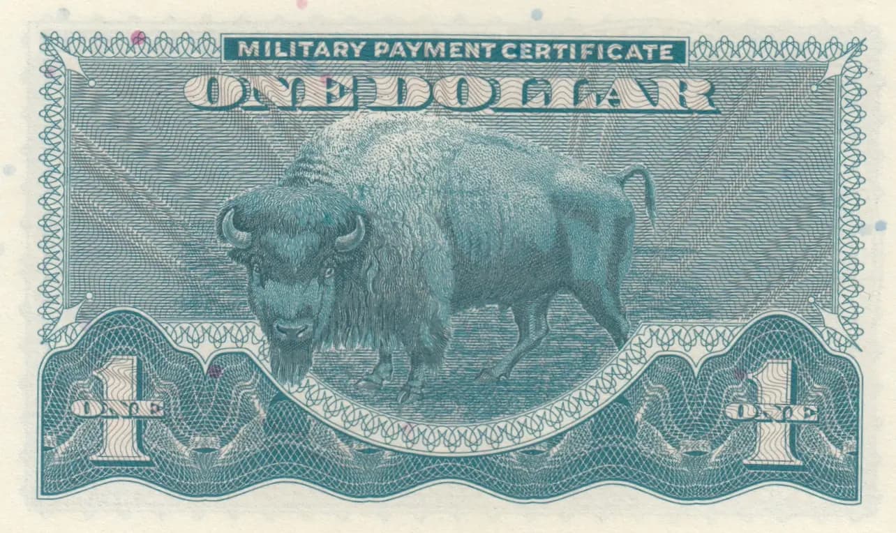 1 dollar 1970 from United States of America, P-M95 (1970) — image 2