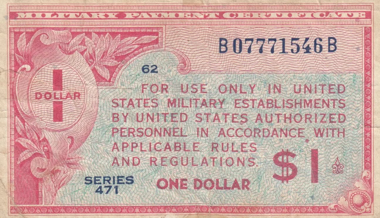 1 dollar 1947-48 from United States of America, P-M12