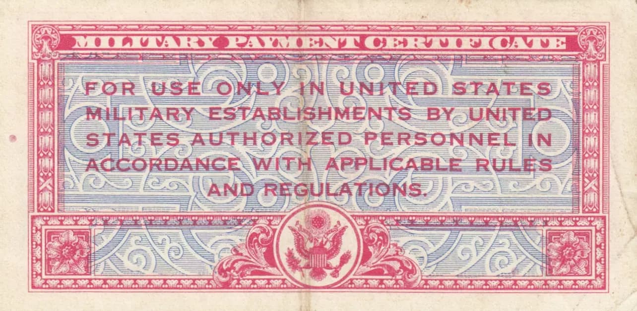 5 cents 1947-48 from United States of America, P-M8 (1947) — image 2