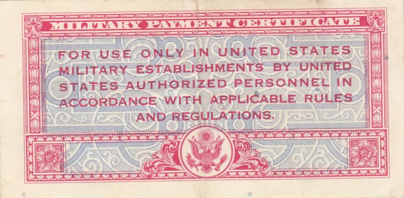 10 cents 1947-48 from United States of America, P-M9 (1947) — image 2