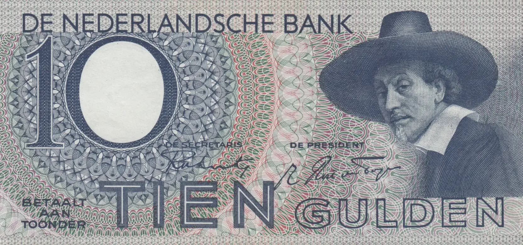 10 gulden 1944 from Netherlands, P-59