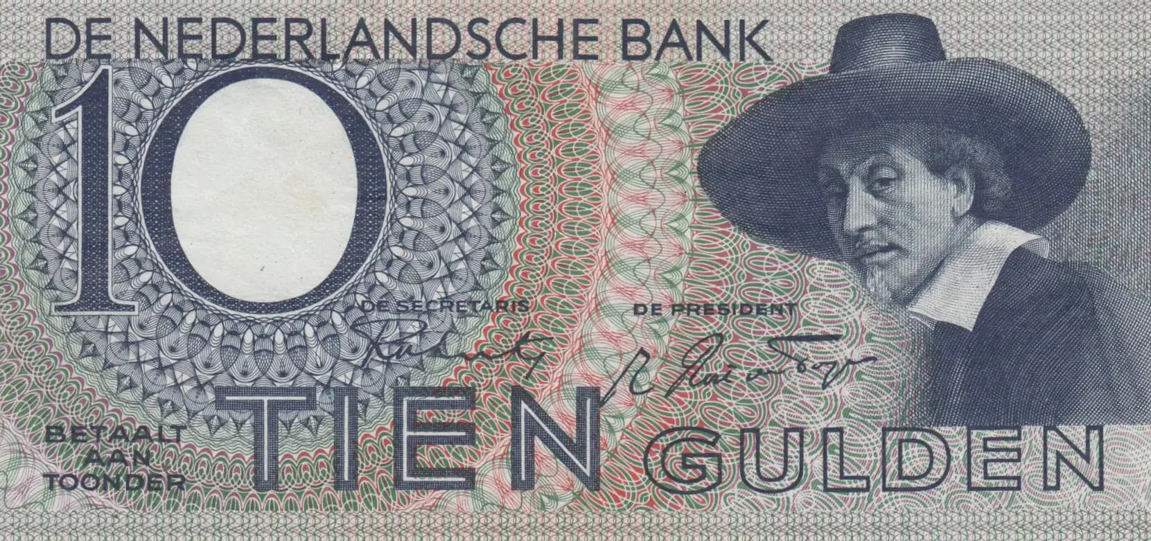10 gulden 1944 from Netherlands, P-59