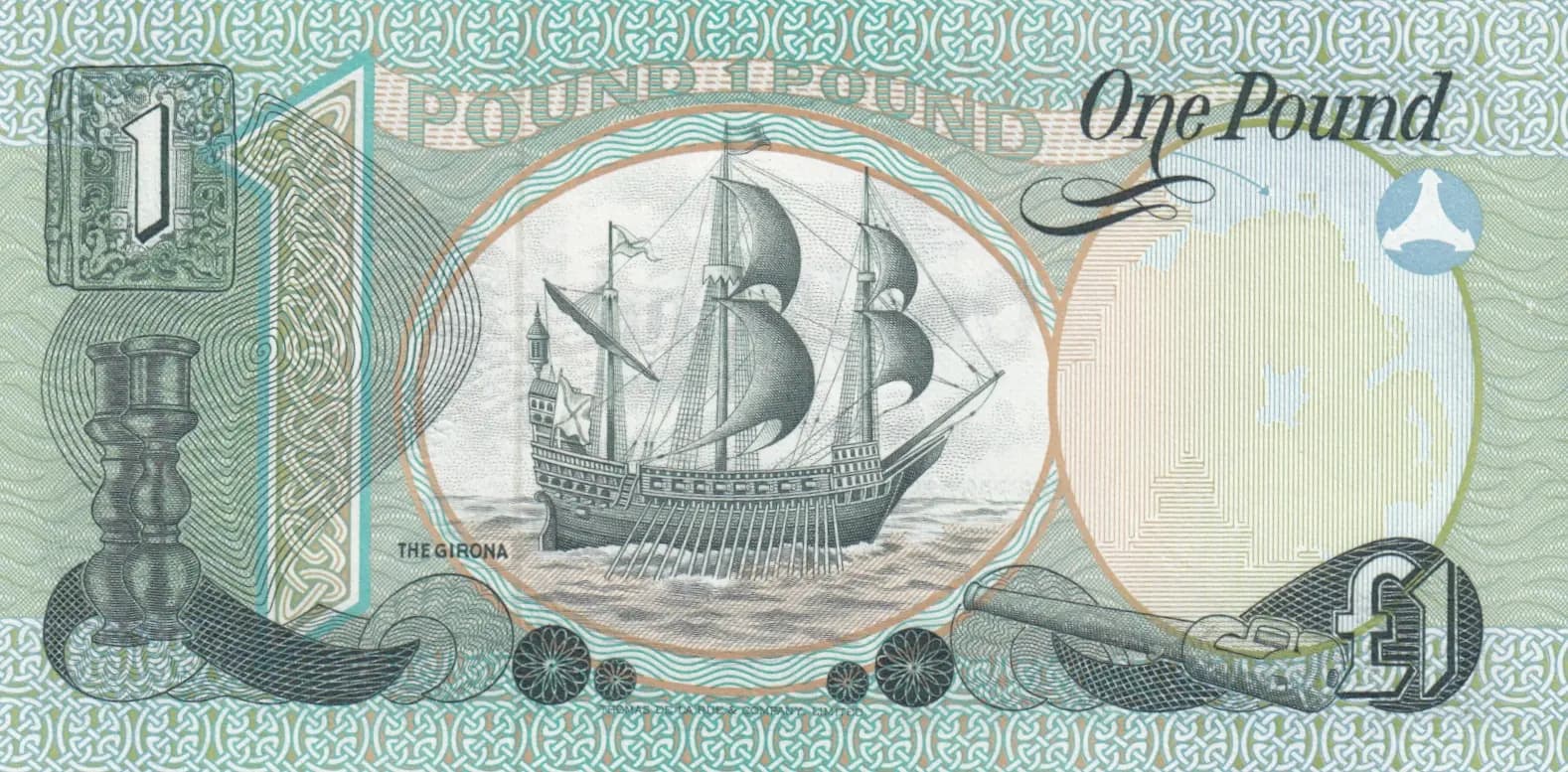 1 pound 1979 from Northern Ireland, P-247b (1979) — image 2