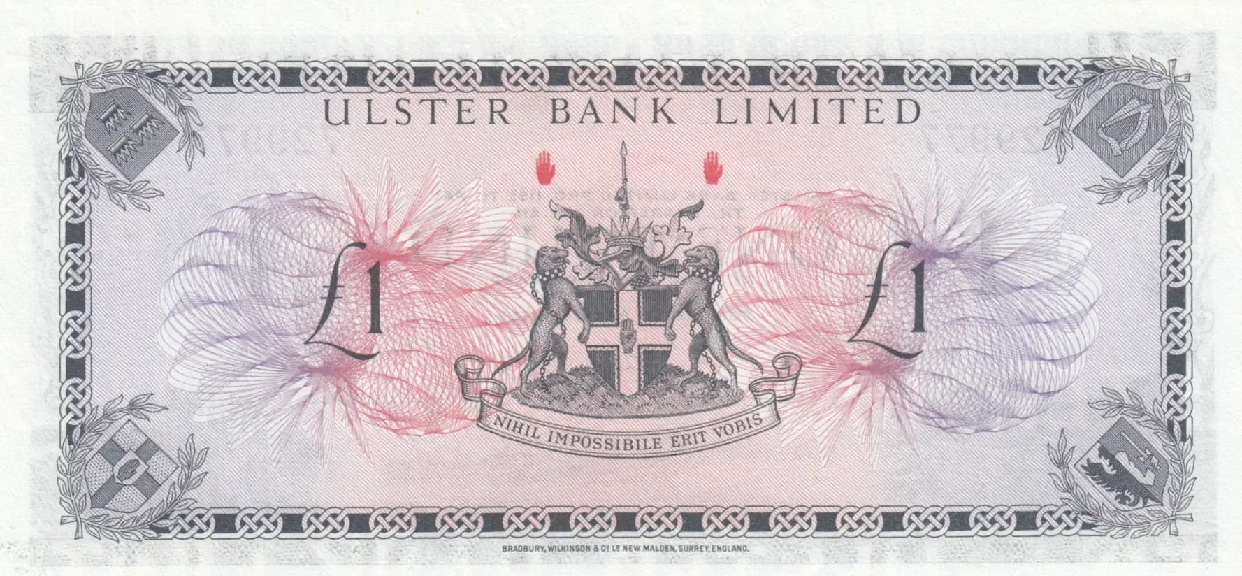 1 pound 1966 from Northern Ireland, P-321 (1966) — image 2