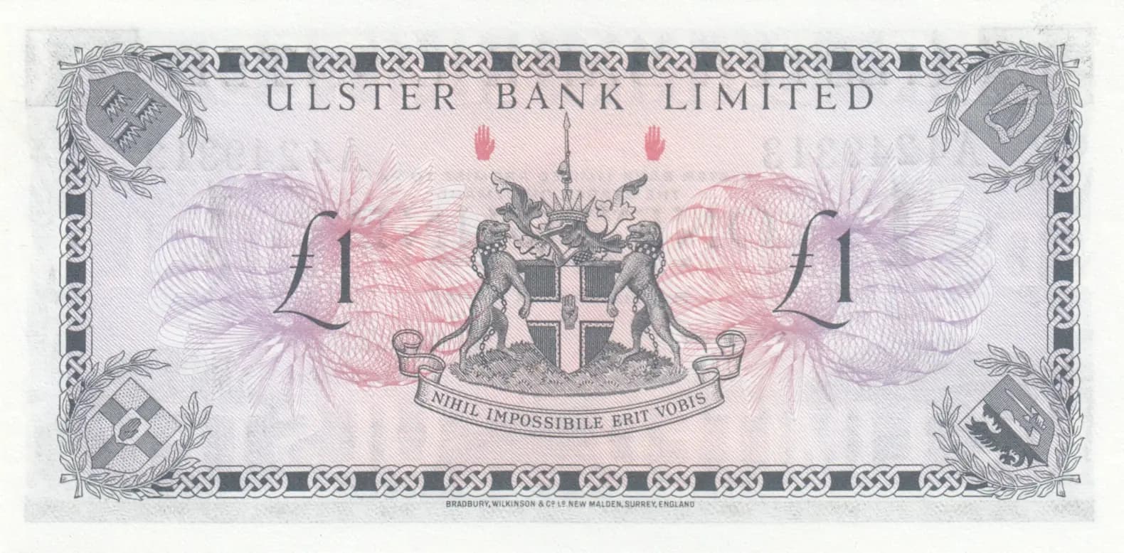 1 pound 1976 from Northern Ireland, P-325b (1976) — image 2