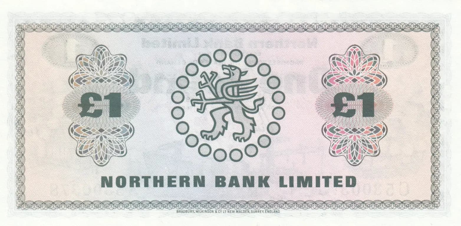 1 pound 1978 from Northern Ireland, P-187c (1978) — image 2