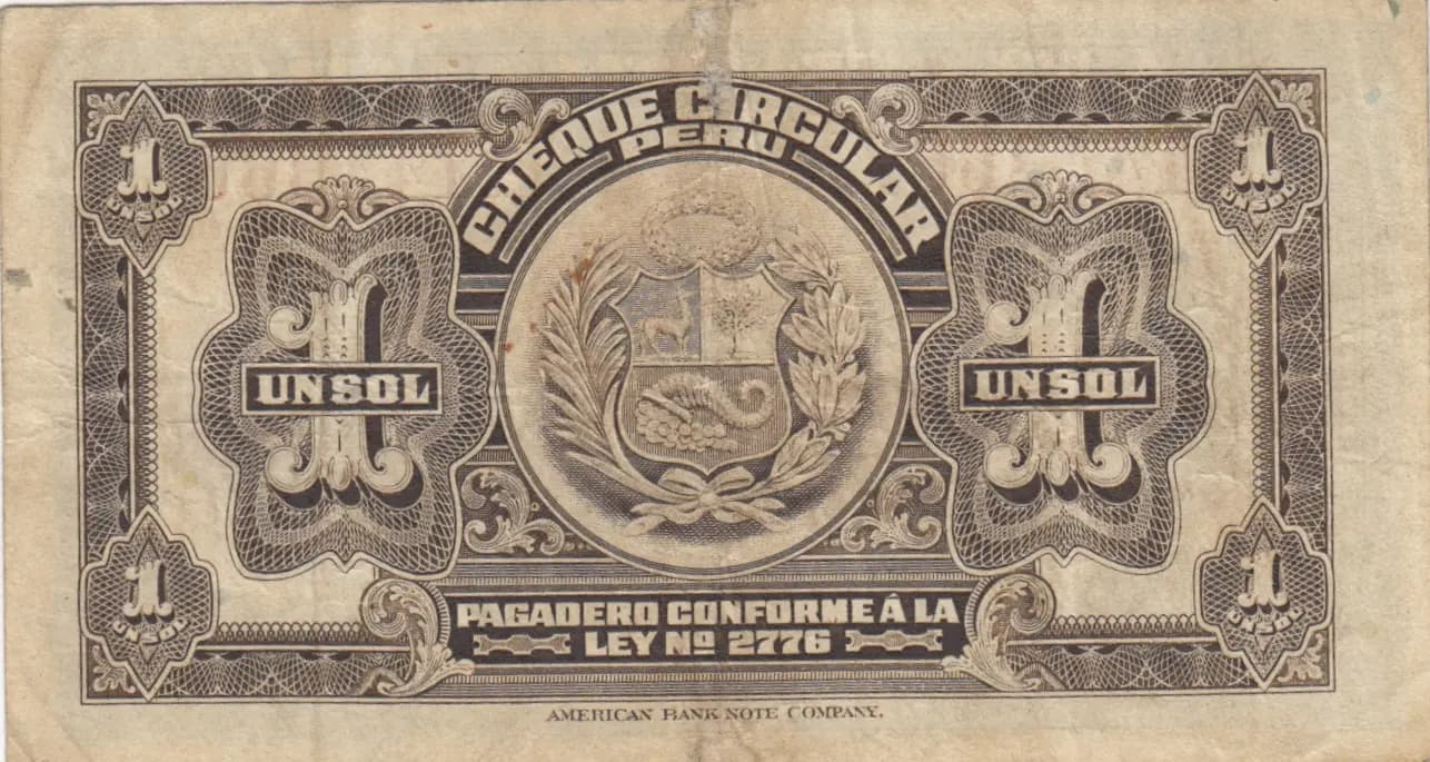 1 sol 1918 from Peru, P-40 (1918) — image 2