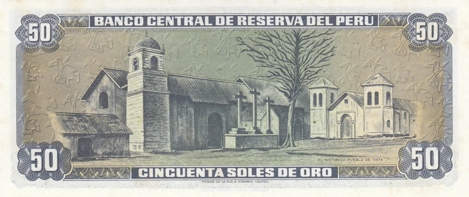 50 soles 1977 from Peru, P-113 (1977) — image 2