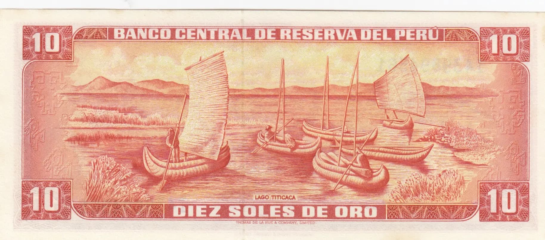 10 soles 1975 from Peru, P-106 (1975) — image 2