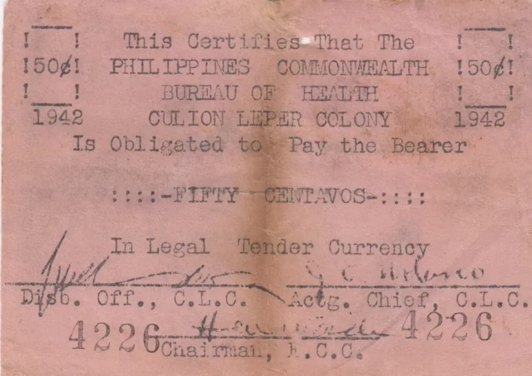 50 centavos 1942 from Philippines, P-S244