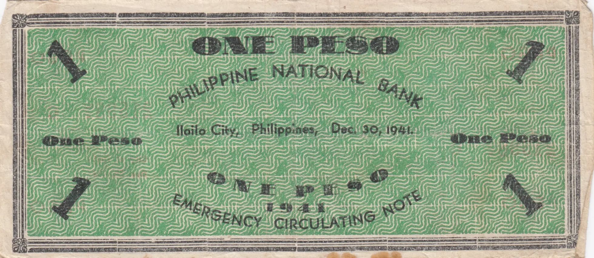1 peso 1941 from Philippines, P-S305 (1941) — image 2