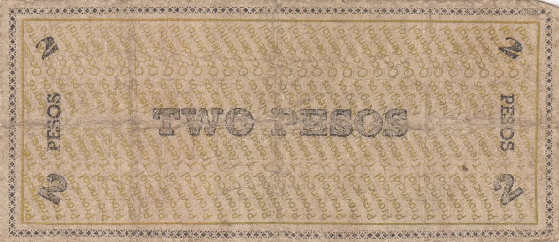 2 pesos 1942 from Philippines, P-S635 (1942) — image 2