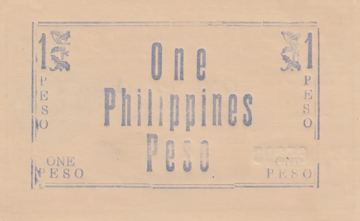 1 peso 1944 from Philippines, P-S670 (1944) — image 2