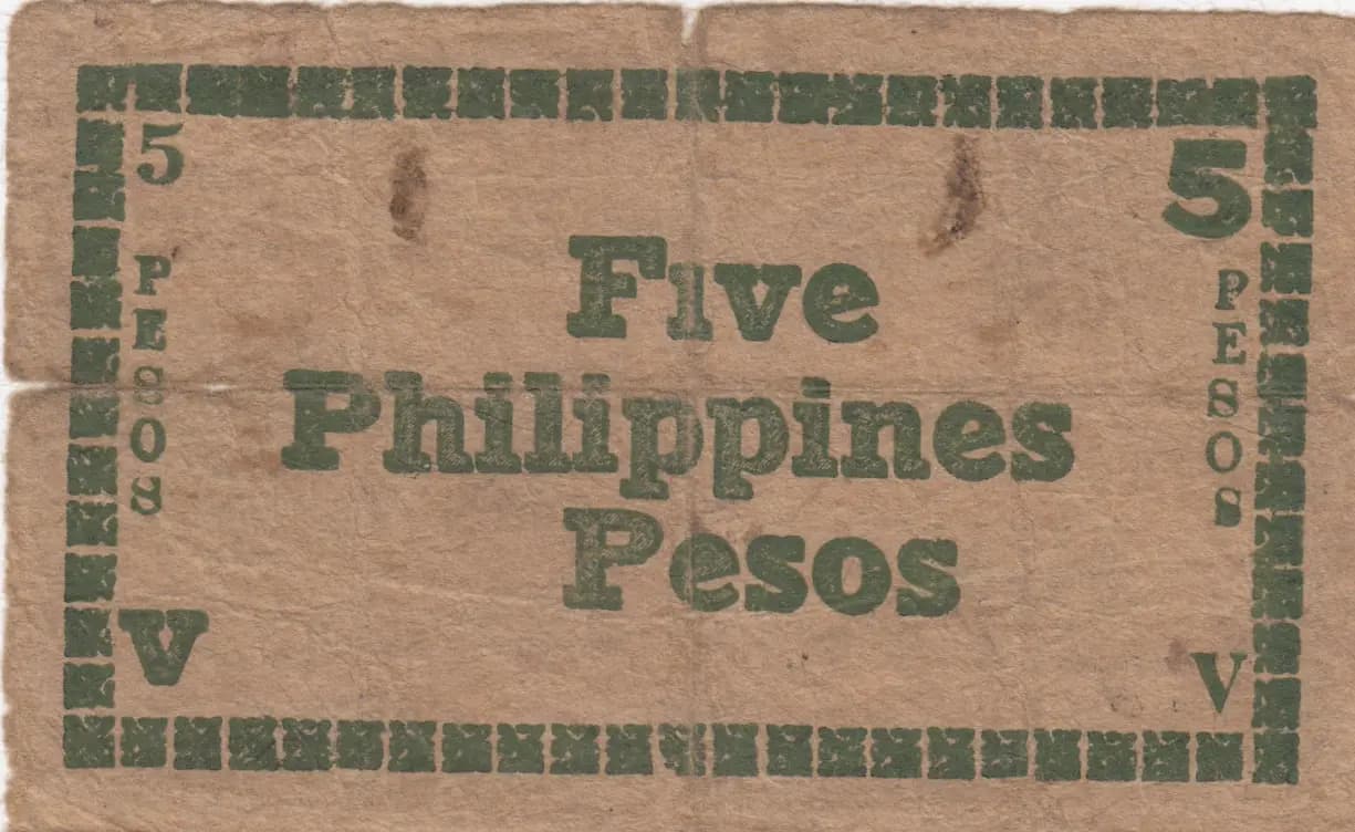 5 pesos 1944 from Philippines, P-S674 (1944) — image 2