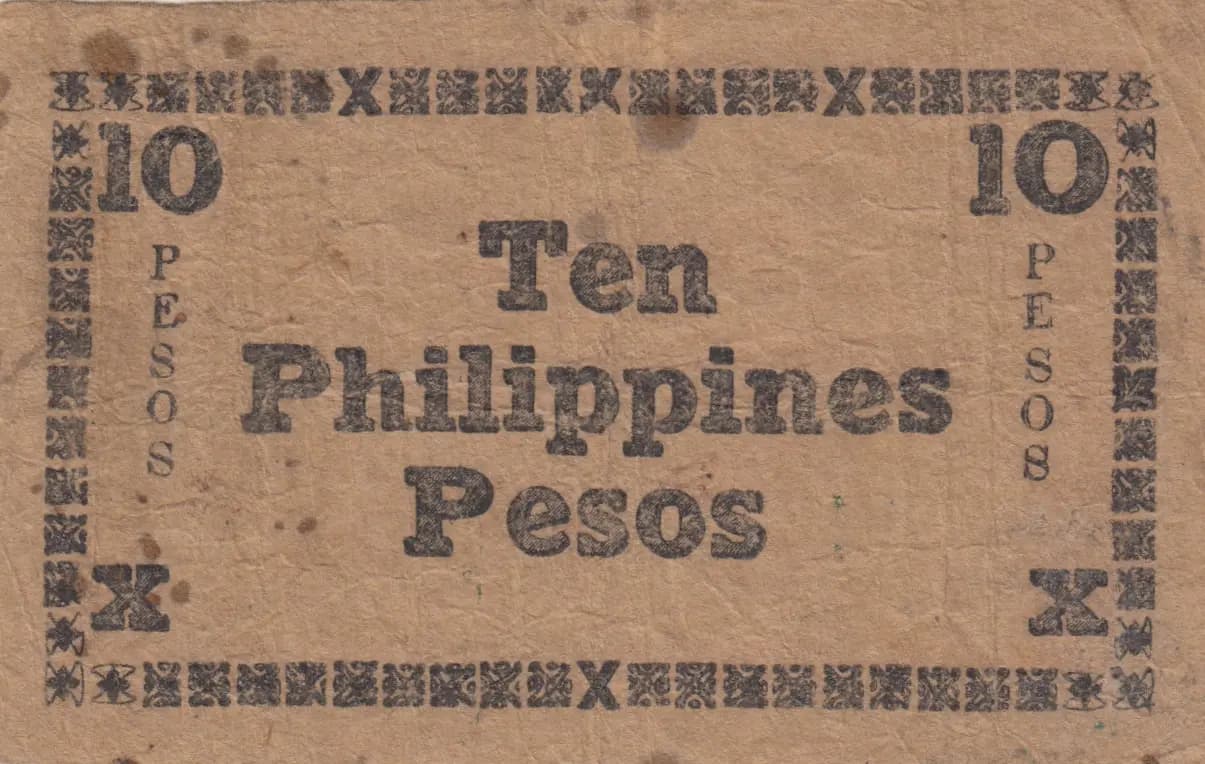 10 pesos 1944 from Philippines, P-S676 (1944) — image 2