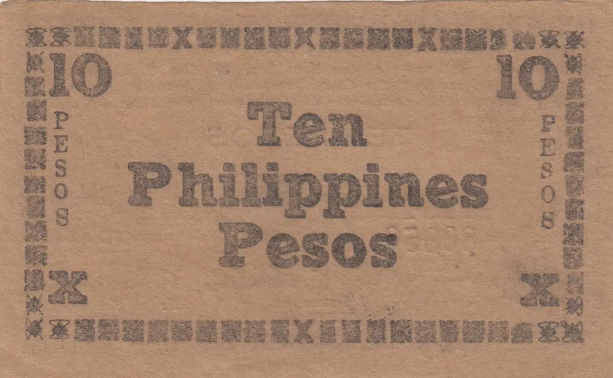10 pesos 1944 from Philippines, P-S676 (1944) — image 2