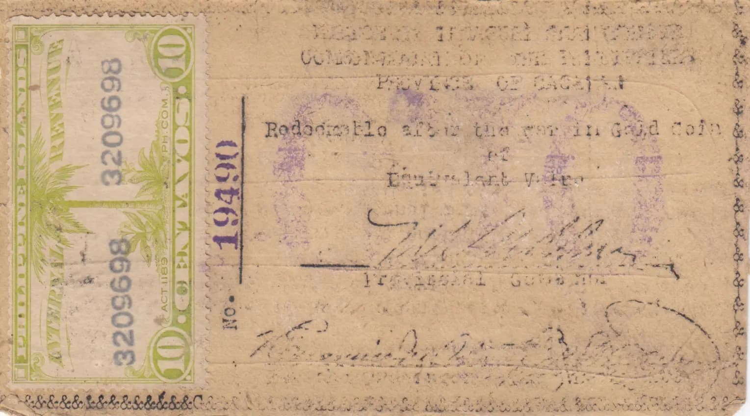 10 centavos 1942 from Philippines, P-S161,162?