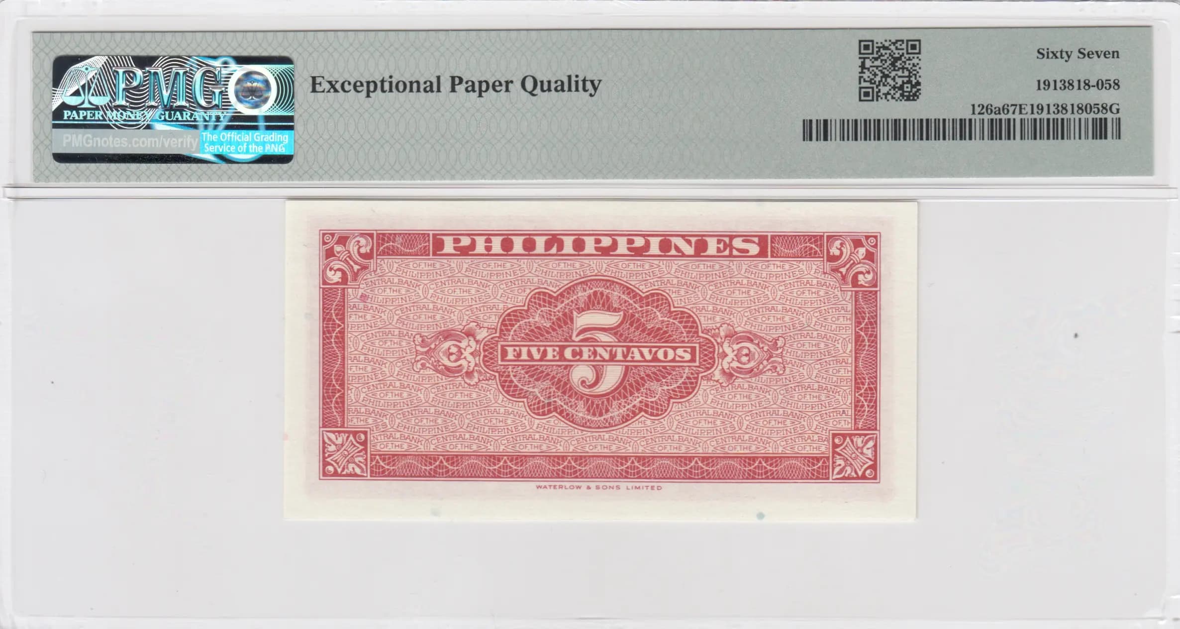 5 centavos 1949 from Philippines, P-126a (1949) — image 2