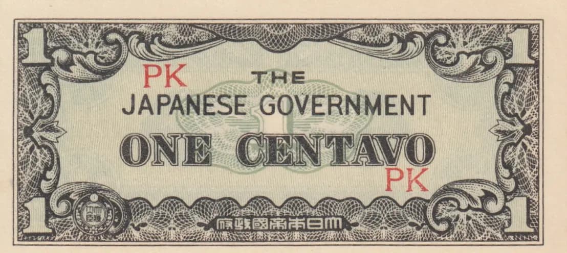 1 centavo 1942 from Philippines, P-102a