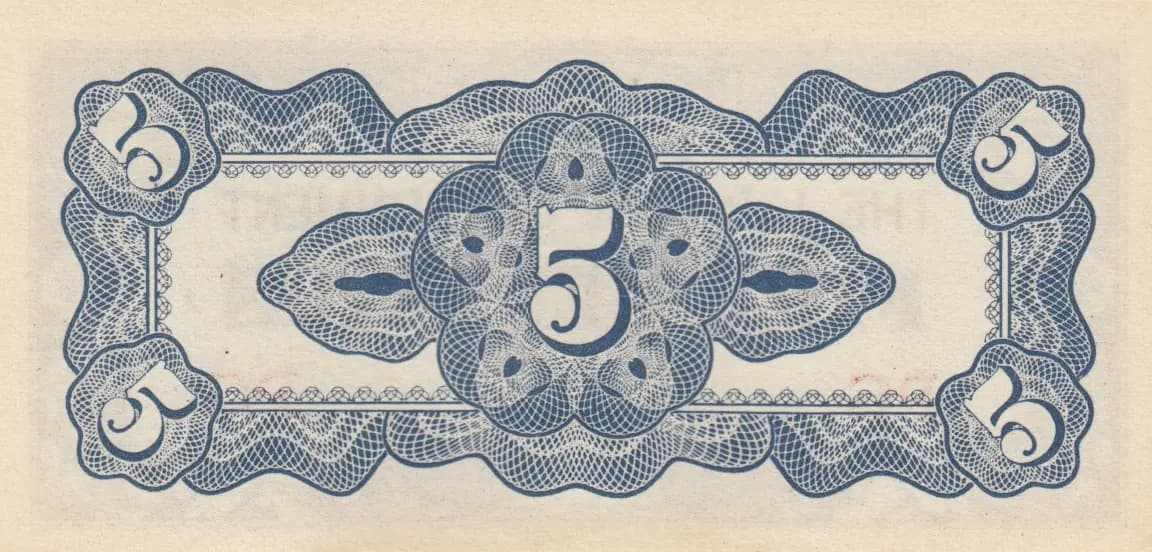 5 centavos 1942 from Philippines, P-103 (1942) — image 2