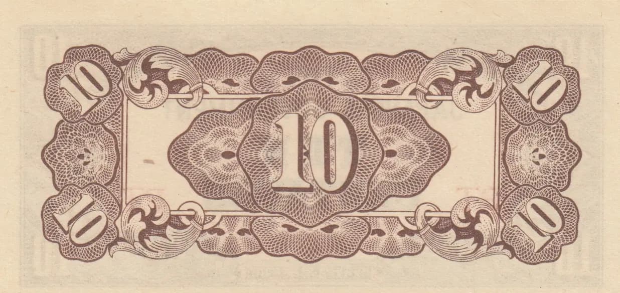 10 centavos 1942 from Philippines, P-104a (1942) — image 2