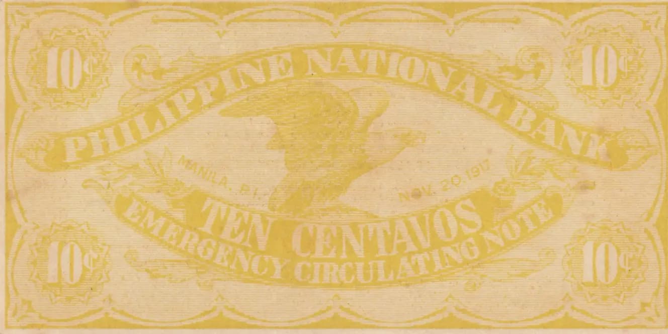 10 centavos 1917 from Philippines, P-39 (1917) — image 2