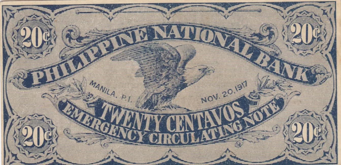 20 centavos 1917 from Philippines, P-40 (1917) — image 2