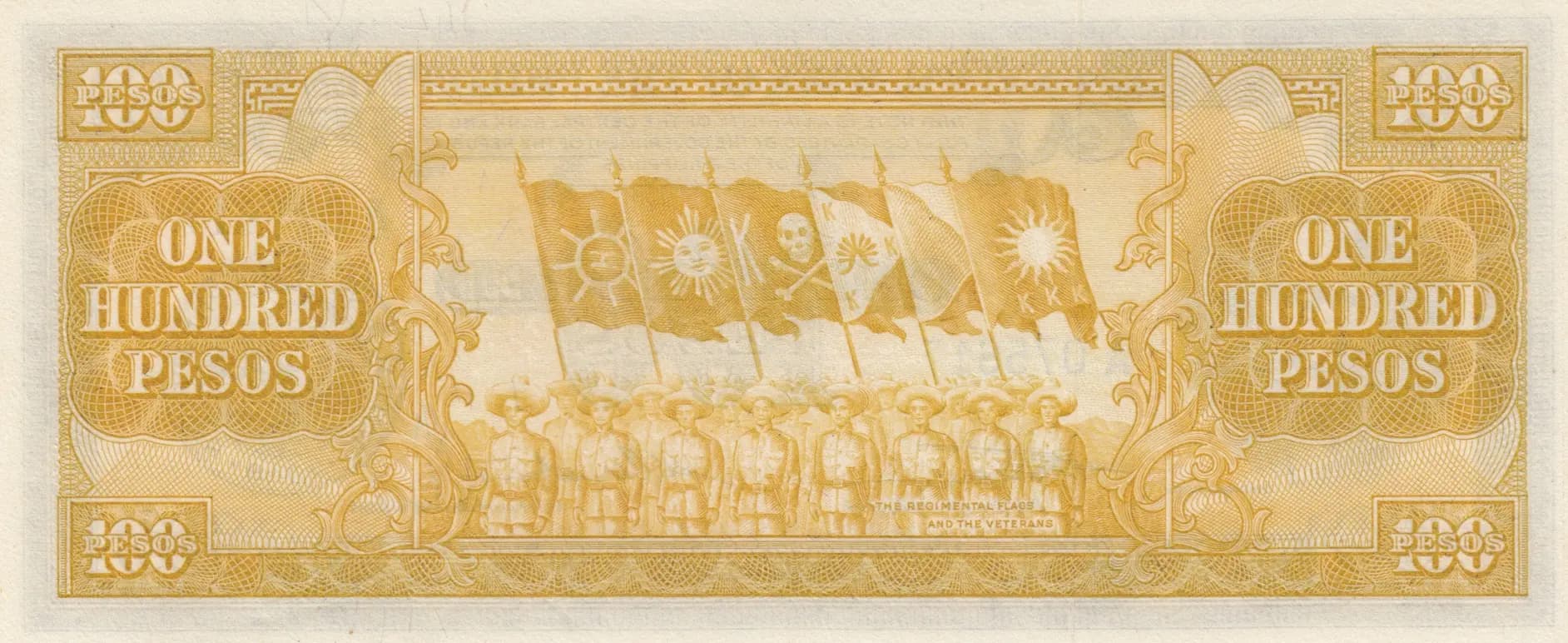 100 pesos 1949 from Philippines, P-139 (1949) — image 2