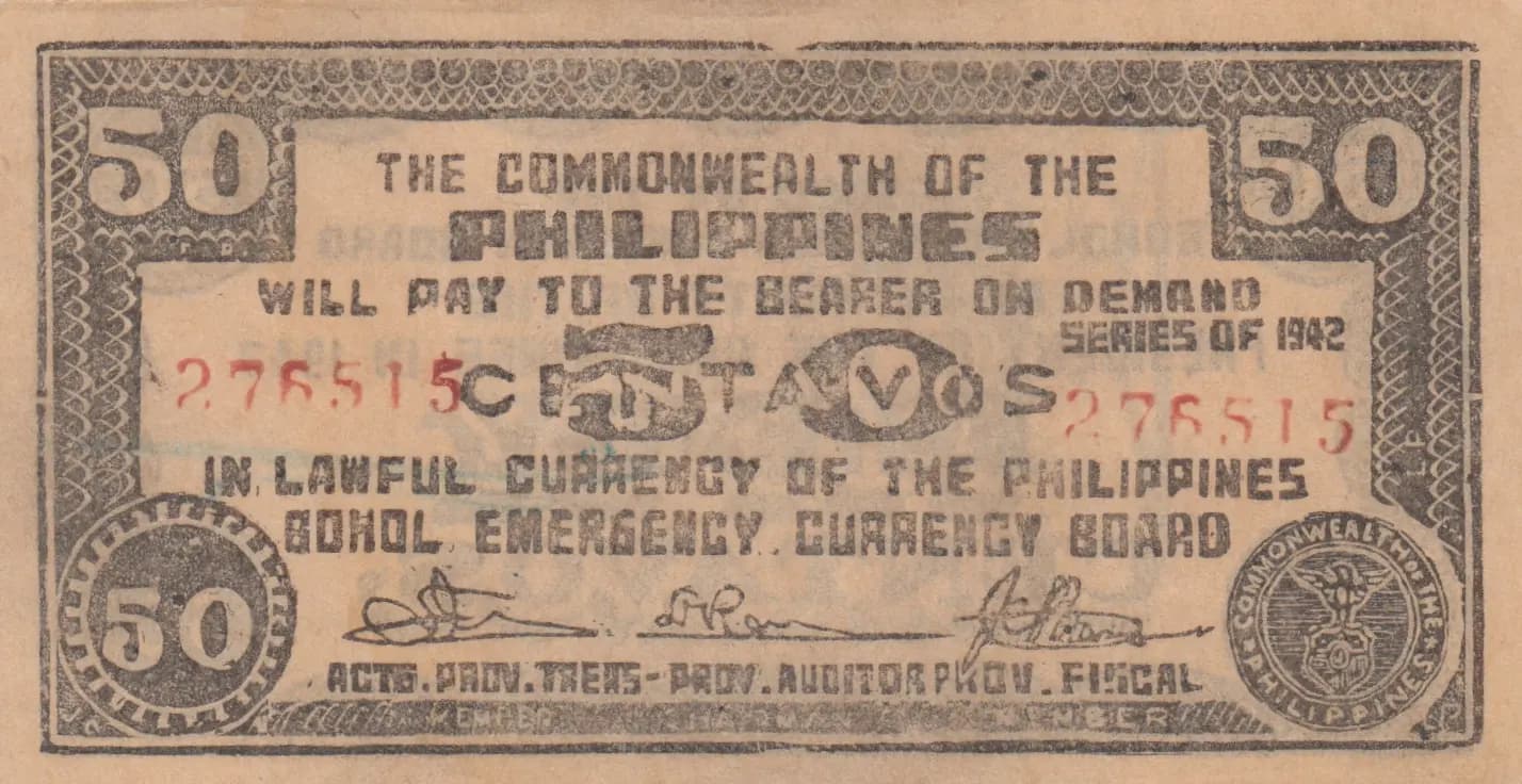25 centavos 1942 from Philippines, P-S133 (1942) — image 1