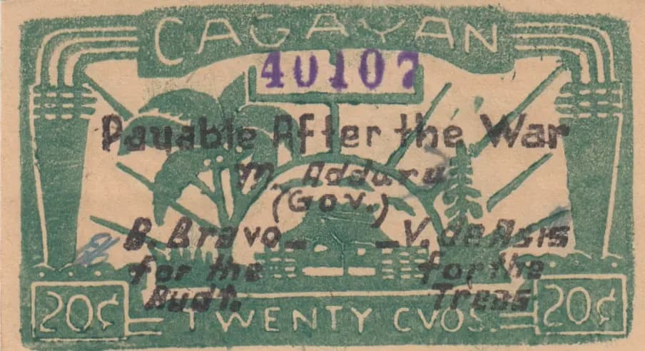 20 centavos 1942 from Philippines, P-S183a