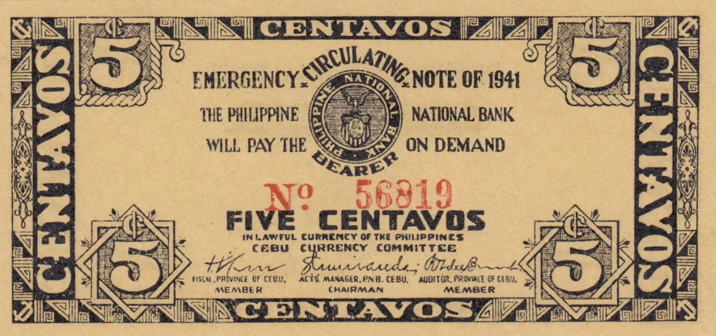 5 centavos 1941 from Philippines, P-S211