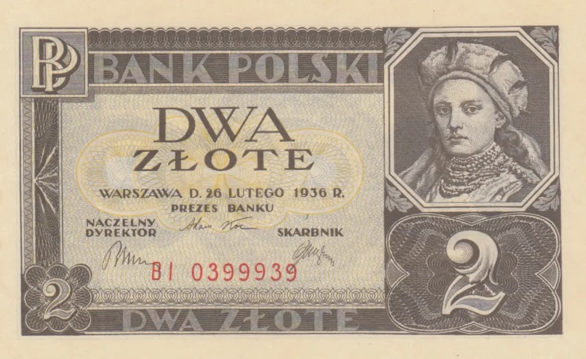 2 zlote 1936 from Poland, P-76 (1936) — image 1