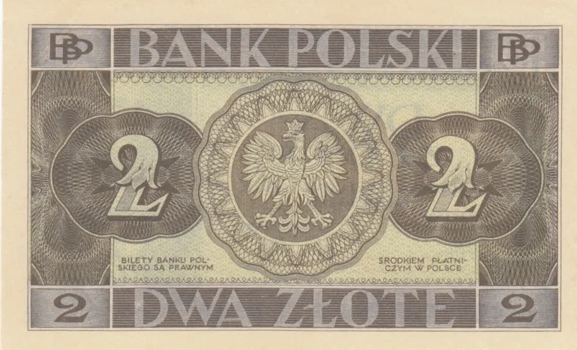 2 zlote 1936 from Poland, P-76 (1936) — image 2