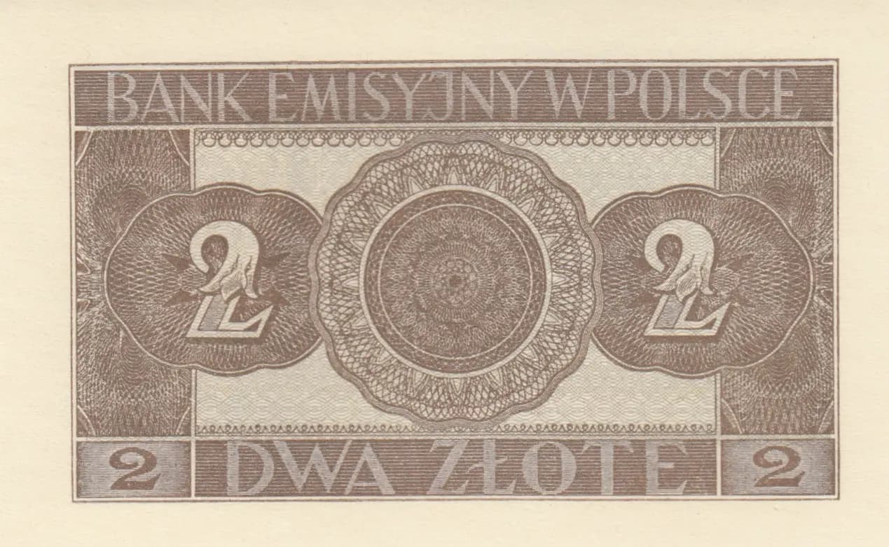 2 zlote 1941 from Poland, P-100 (1941) — image 2