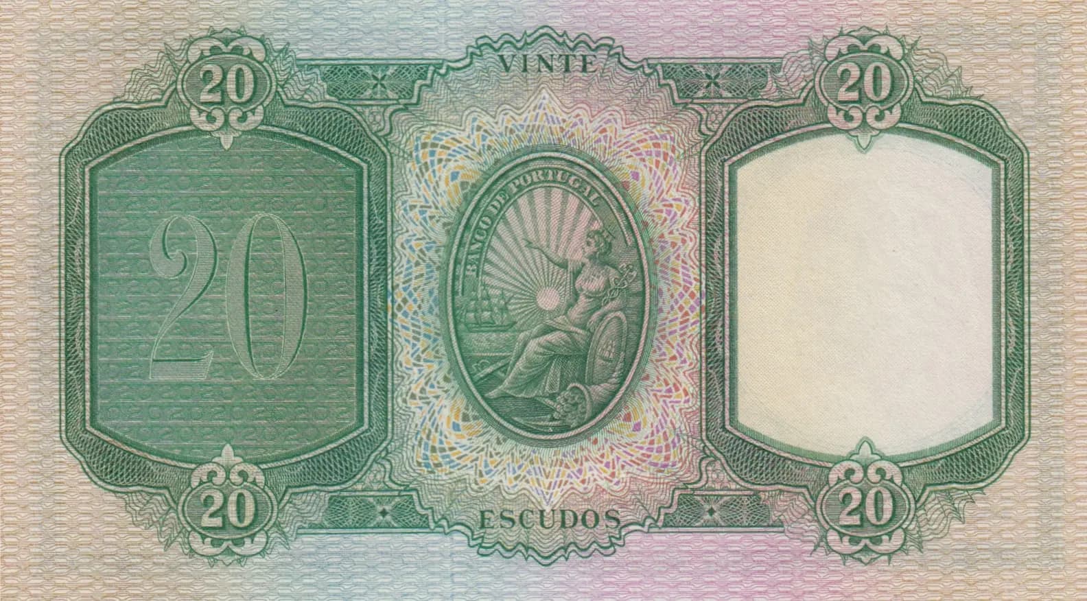 20 escudos 1959 from Portugal, P-153b (1959) — image 2