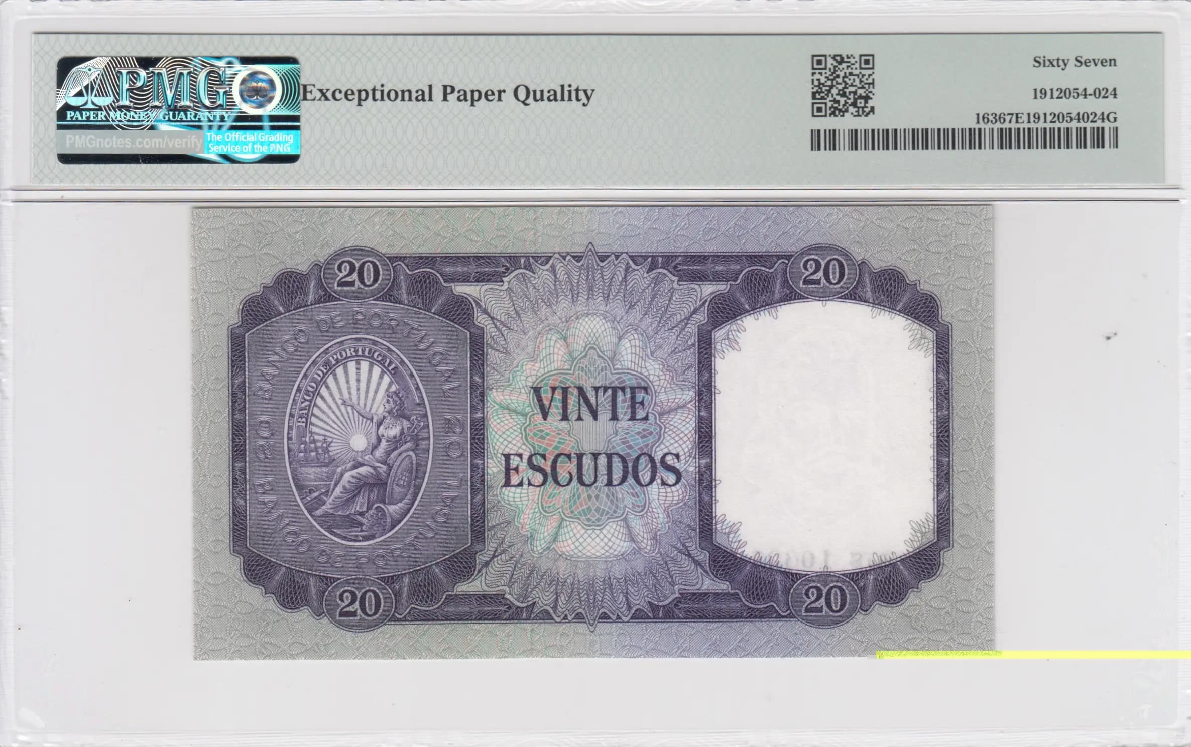 20 escudos 1960 from Portugal, P-163 (1960) — image 2