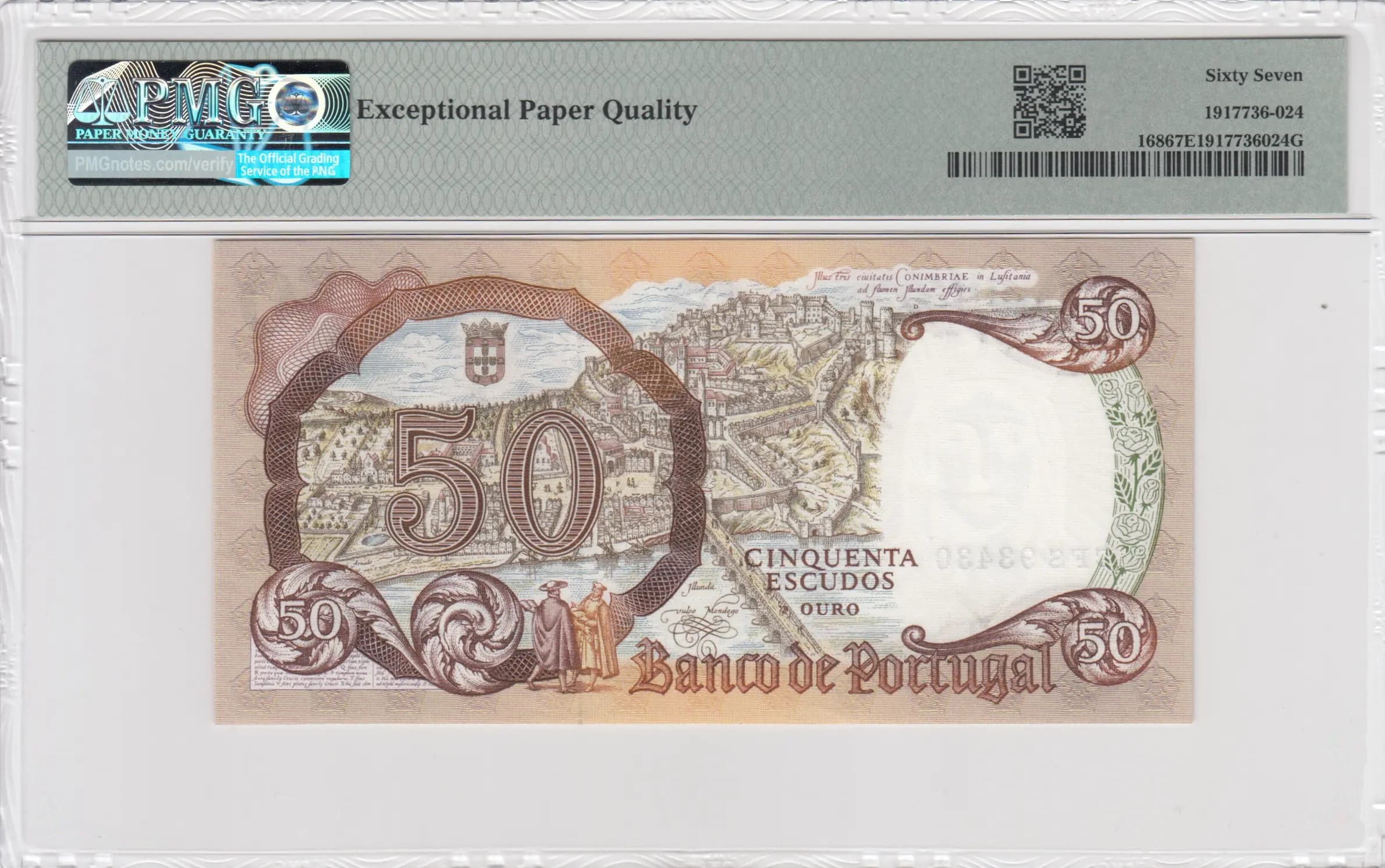 50 escudos 1964 from Portugal, P-168(14) (1964) — image 2