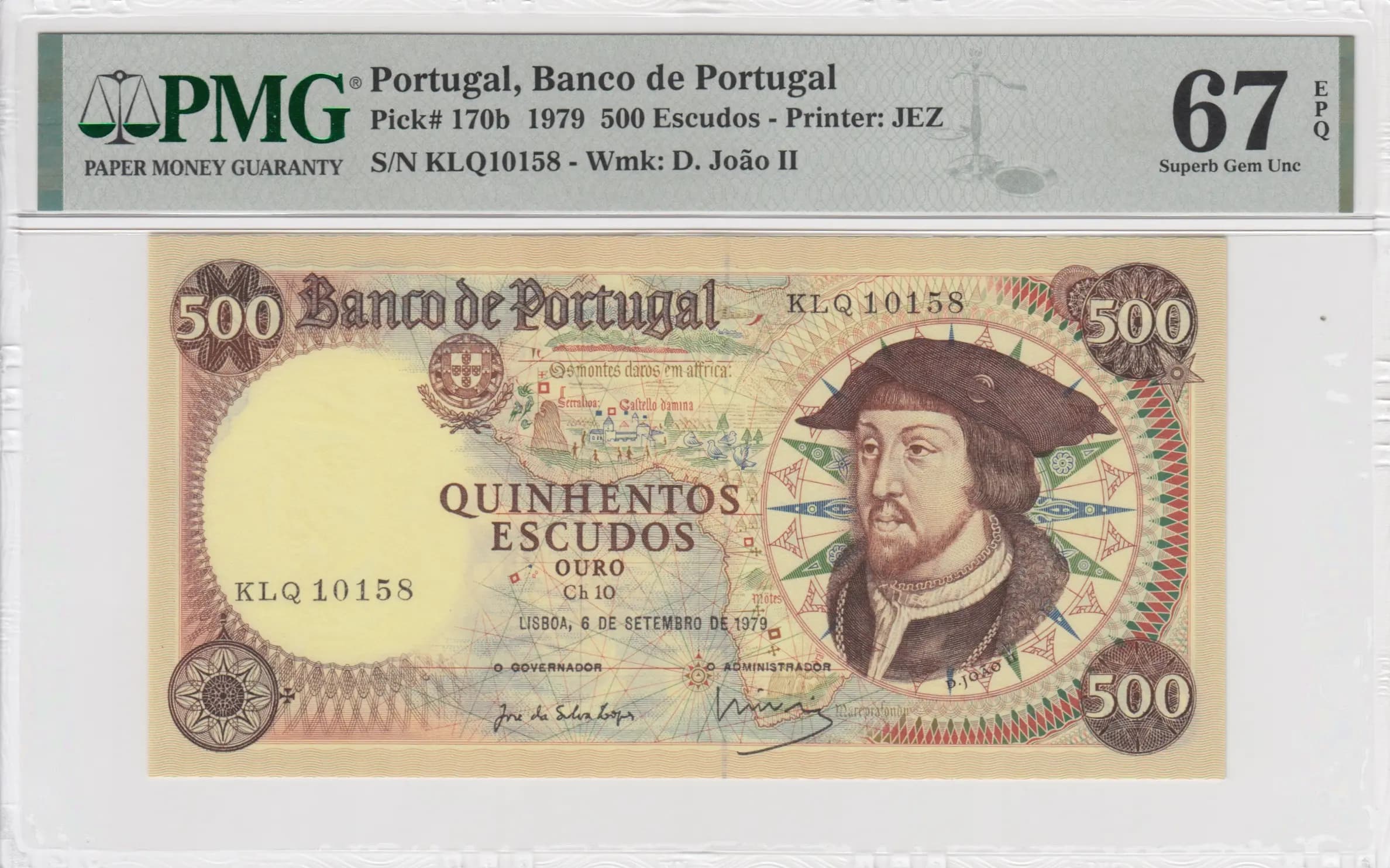 500 escudos 1979 from Portugal, P-170b(8)