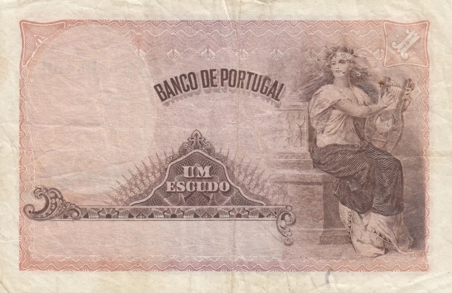 1 escudo 1920 from Portugal, P-113a (1920) — image 2