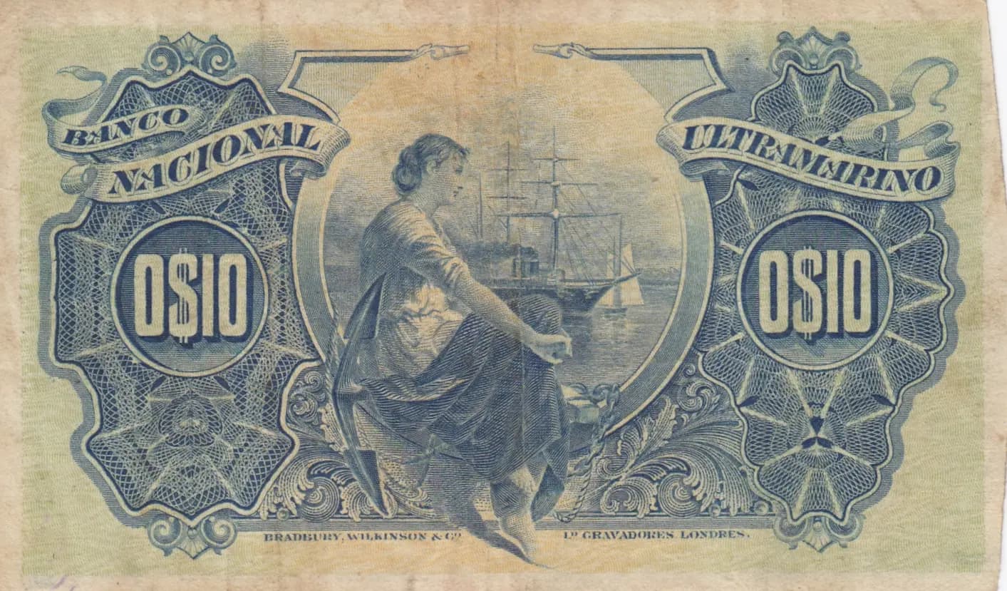 10 centavos 1914 from Portuguese Guinea, P-6 (1914) — image 2